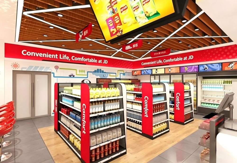 JD Supermarket Advertising Display Project